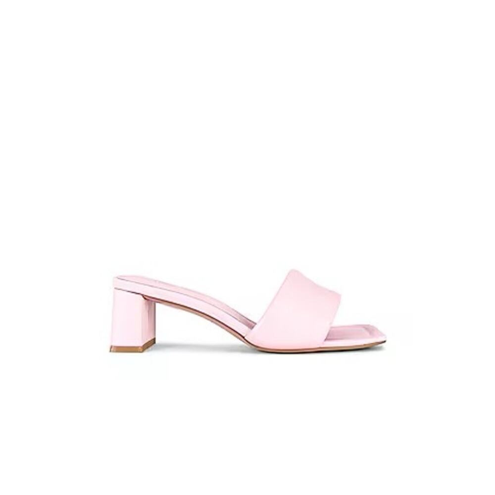 Revolve Alias Mae Ari Mule Heels in Pale Pink